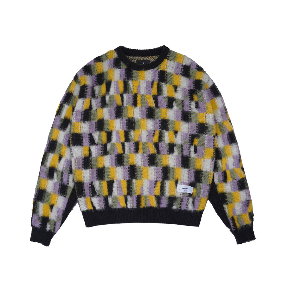CADE MULTICOLOUR - MOHAIR CREWNECK