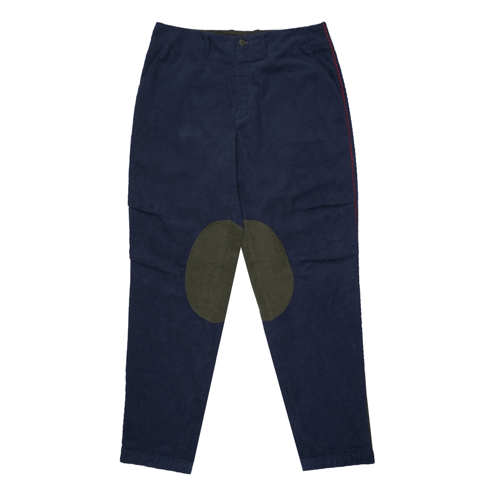 SELECTIAL NAVY OLIVE - TROUSERS